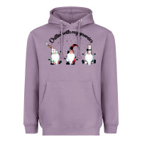 Lavender chillin' with my gnomies for light Heavyweight Hoodie - artisFamous