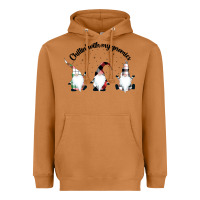 Meerkat chillin' with my gnomies for light Heavyweight Hoodie - artisFamous