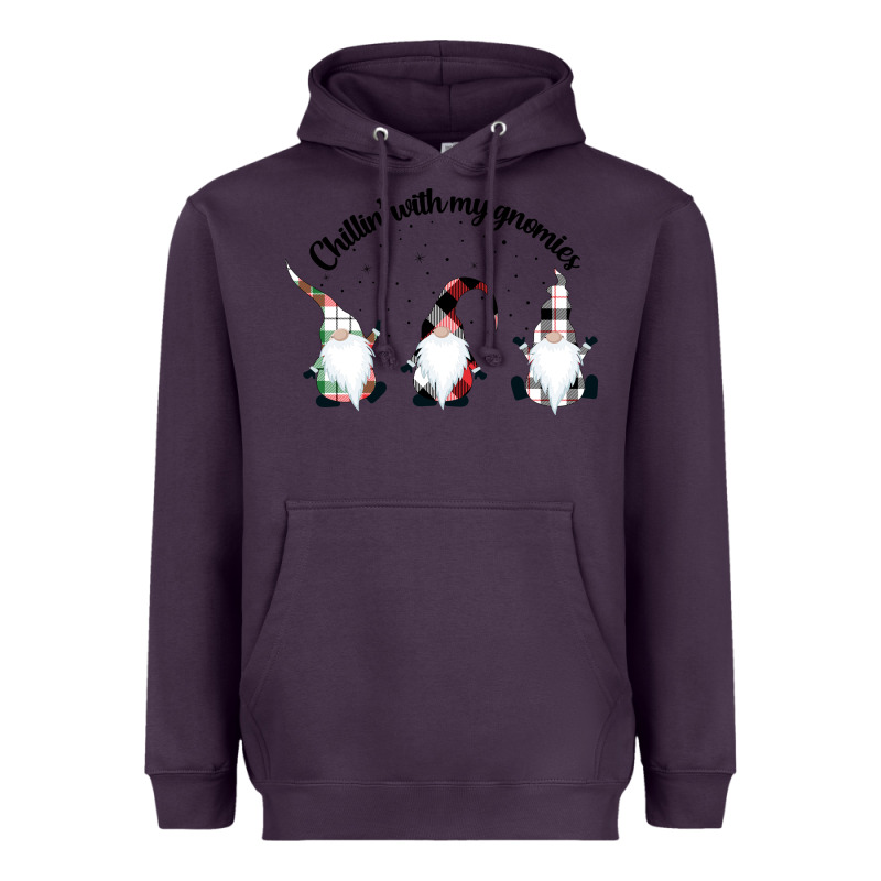 Chillin' With My Gnomies For Light Heavyweight Hoodie by artisFamous | Teevron
