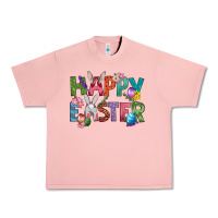 Salmon Western Happy Easter Urban Heavy Tee - BundleAndBundleShop