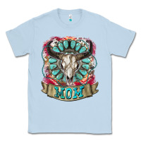 Mom Bull Skull Mother's Day Classic Tee | Teevron