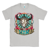 Moon Dust Mom Bull Skull Mother's Day Classic Tee - CowGirlArtShop