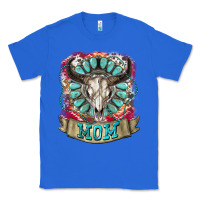 True Royal Mom Bull Skull Mother's Day Classic Tee - CowGirlArtShop
