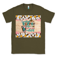 Army Green i pretend coffee helps but i'm still a bitch Classic Tee - Artiststas