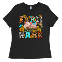 Black western farm babe Ladies Tee - OliviaCreatesArt