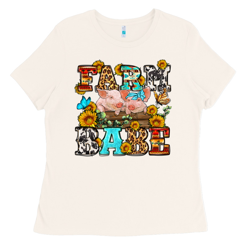 Western Farm Babe Ladies Tee by OliviaCreatesArt | Teevron