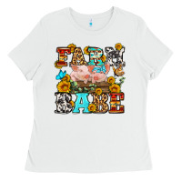 White western farm babe Ladies Tee - OliviaCreatesArt