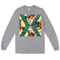 Heather Grey native american aztec seamless pattern 6 Long Sleeve Tee - BundleAndBundleShop
