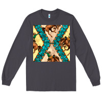 Smoke native american aztec seamless pattern 6 Long Sleeve Tee - BundleAndBundleShop