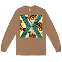 Toasted Coconut native american aztec seamless pattern 6 Long Sleeve Tee - BundleAndBundleShop