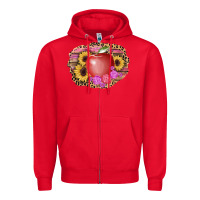 Red apple sunflower back to school background Zipper Hoodie - AdoDesignShop