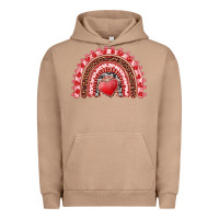 Pigment Burro valentines day rainbow with heart Urban Hoodie - RanaPortraitStore