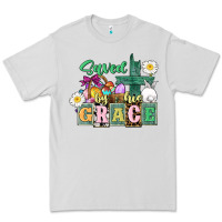 Dove Grey Saved by his grace Easter Premium Tee - CowGirlArtShop