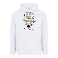 White sponge bob Heavyweight Hoodie - artisFamous