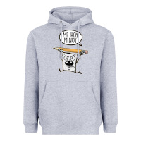 Heather Grey sponge bob Heavyweight Hoodie - artisFamous