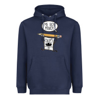 Navy sponge bob Heavyweight Hoodie - artisFamous