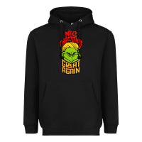 Black Maga Christmas Edition Heavyweight Hoodie - artisFamous