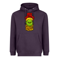 Plum Maga Christmas Edition Heavyweight Hoodie - artisFamous