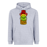 Heather Grey Maga Christmas Edition Heavyweight Hoodie - artisFamous