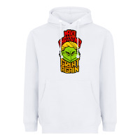 White Maga Christmas Edition Heavyweight Hoodie - artisFamous