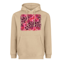 Mushroom valentine's day roses leopard background Heavyweight Hoodie - JahusDesignShop