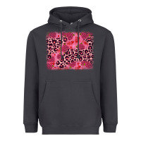 Smoke valentine's day roses leopard background Heavyweight Hoodie - JahusDesignShop