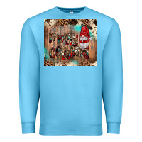 Ocean Blue merry christmas gnome Premium Sweatshirt - JahusDesignShop