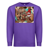 Purple merry christmas gnome Premium Sweatshirt - JahusDesignShop