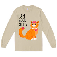 Mushroom I Am Good Kittiy Long Sleeve Tee - Bettercallsaul