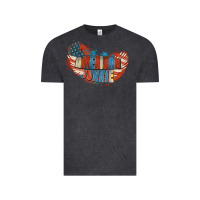 Vintage Black American junkie 4th of july Vintage Tee - FaDigitalArtStudio