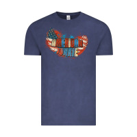 Vintage Denim American junkie 4th of july Vintage Tee - FaDigitalArtStudio