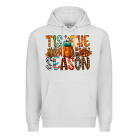 Dove Grey tis the season Premium Hoodie - RacoonDesign