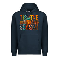Navy tis the season Premium Hoodie - RacoonDesign