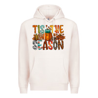 Pale Pink tis the season Premium Hoodie - RacoonDesign