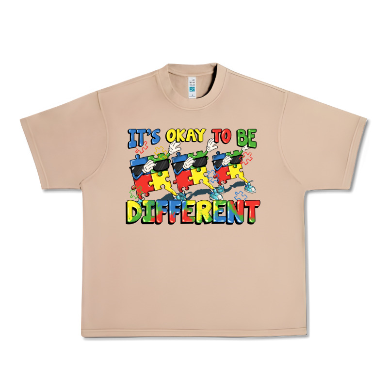 It's Okay To Be Different Autism Urban Heavy Tee by FaDigitalArtStudio | Teevron