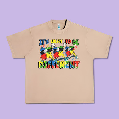 It's Okay To Be Different Autism Urban Heavy Tee Designed By Fadigitalartstudio