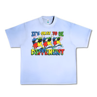 Grape Ice It's okay to be different Autism Urban Heavy Tee - FaDigitalArtStudio