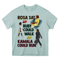 Arona rosa sat so ruby could walk so kamala could run juneteenth Heavy Core Tee - CowGirlArtShop