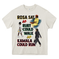 Cream rosa sat so ruby could walk so kamala could run juneteenth Heavy Core Tee - CowGirlArtShop