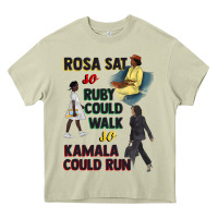 Mossy rosa sat so ruby could walk so kamala could run juneteenth Heavy Core Tee - CowGirlArtShop