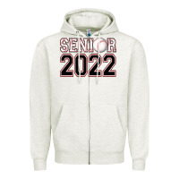 Oatmeal Heather senior baseball Zipper Hoodie - AdoDesignShop