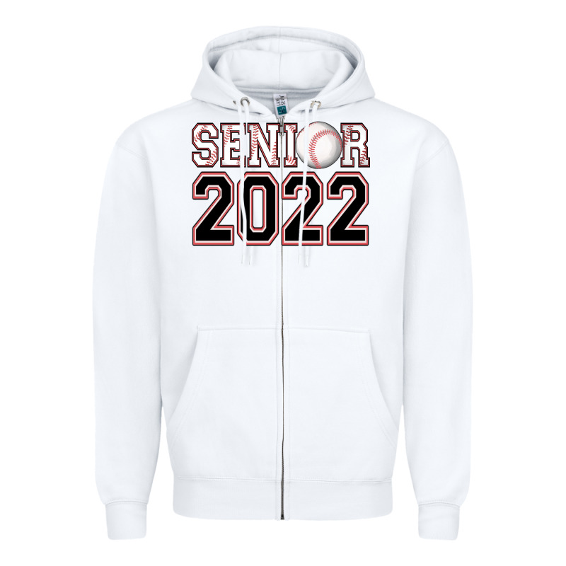 Senior Baseball Zipper Hoodie by AdoDesignShop | Teevron