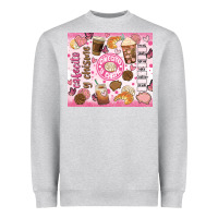 Heather Grey cafecito y chisme Heavyweight Sweatshirt - JahusDesignShop