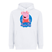 White peppa pig Heavyweight Hoodie - artisFamous