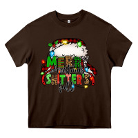 Chocolate Brown merry christmas shitter's full christmas vacation Heavy Core Tee - Jasminsmagicworld