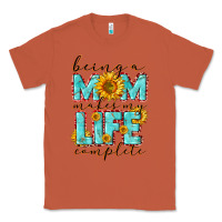 Copper Being a Mom makes my life complete Mother's Day Classic Tee - CowGirlArtShop