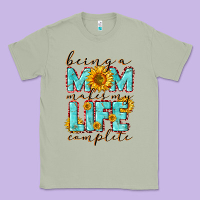 Being A Mom Makes My Life Complete Mother's Day Classic Tee Designed By Cowgirlartshop