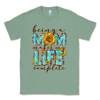 Sage Being a Mom makes my life complete Mother's Day Classic Tee - CowGirlArtShop