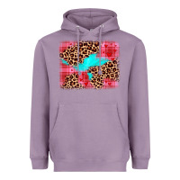 Lavender valentine's day leopard background Heavyweight Hoodie - JahusDesignShop