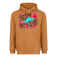 Meerkat valentine's day leopard background Heavyweight Hoodie - JahusDesignShop